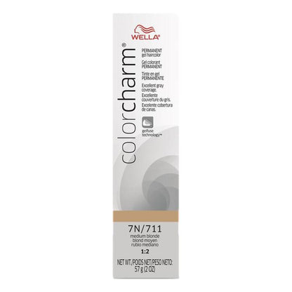 Wella Color Charm Gel Permanent Hair Color - 7NG Medium Beige Blonde