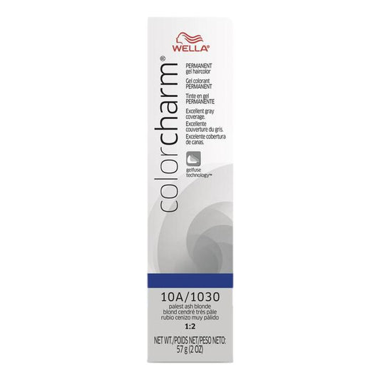 Wella Color Charm Gel Permanent Hair Color - 10A/1030 Palest Ash Blonde