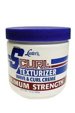 S Curl Texturizer Wave & Curl Creme - Maximum Strength - Beautiful Black Hair