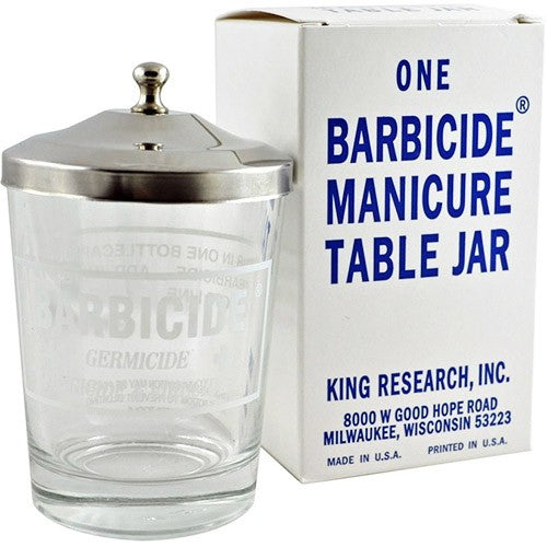 Barbicide Manicure Table Disinfecting Jar