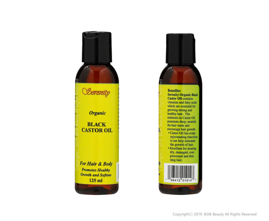 SERENITY BLACK CASTOR OIL - Beautiful Black Hair
