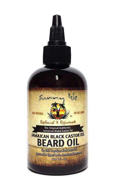 Sunny Isle Jamaican Black Castor Oil Beard Oil 4oz - Beautiful Black Hair