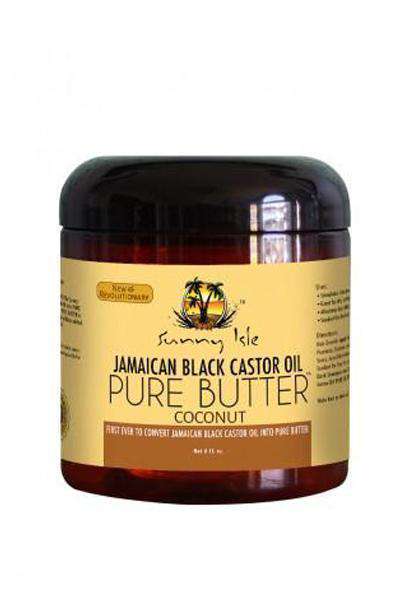 Sunny Isle Jamaican Black Castor Oil Pure Butter 8oz - Coconut - Beautiful Black Hair