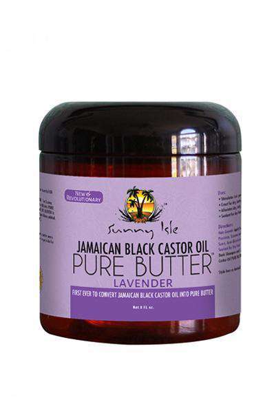Sunny Isle Jamaican Black Castor Oil Pure Butter 8oz - Lavender - Beautiful Black Hair