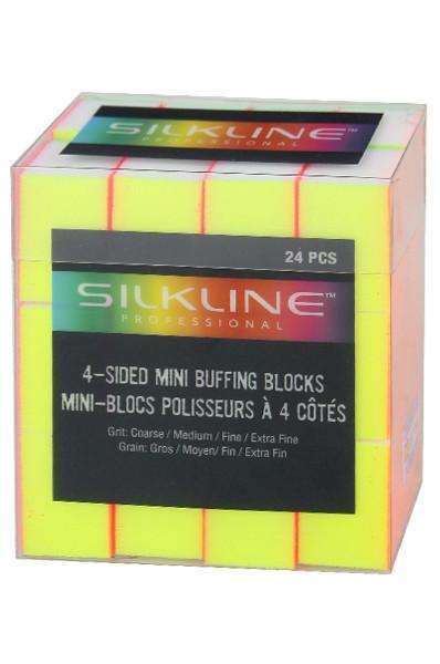 Silkline Professionals 4-Sided Mini Buffing Blocks - Beautiful Black Hair