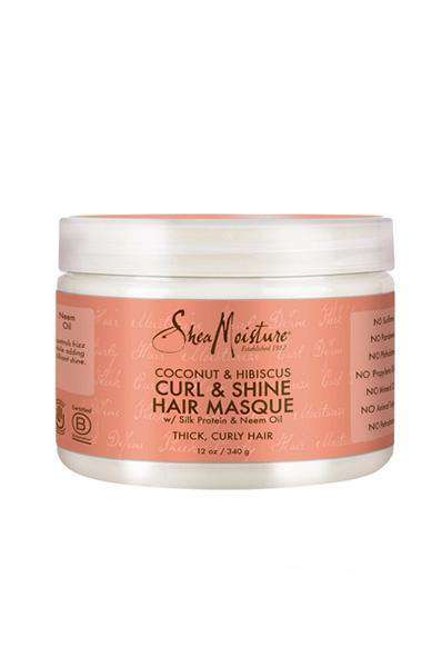 Shea Moisture Coconut & Hibiscus Curl & Shine Hair Masque - Beautiful Black Hair