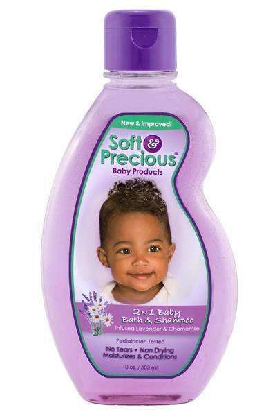 Soft & Precious 2 In 1 Baby Bath & Conditioning Shampoo - Beautiful Black Hair