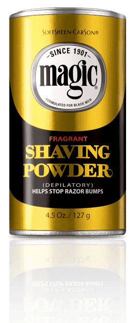 Magic Shaving Powder Gold Can - Beautiful Black Hair
