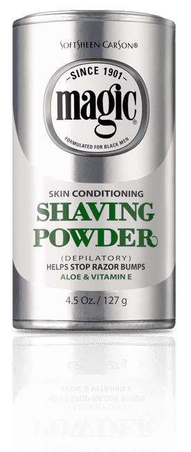 Magic Shaving Powder Platinum Can - Beautiful Black Hair