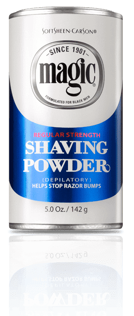 Magic Shaving Powder Blue Can - Beautiful Black Hair