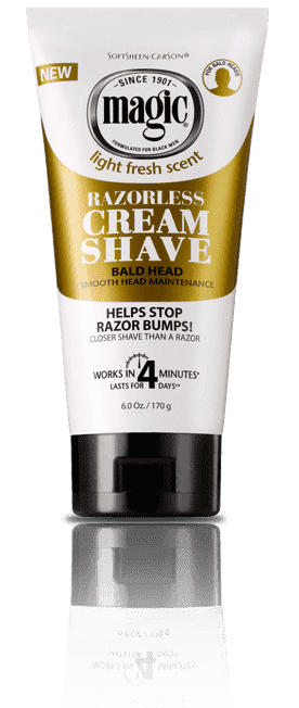 Magic Shaving Cream Bald Head Maintenance - Beautiful Black Hair