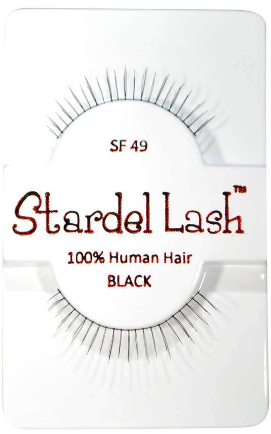Stardel Lash 100% Human Hair Lashes - SF 49 Black - Beautiful Black Hair