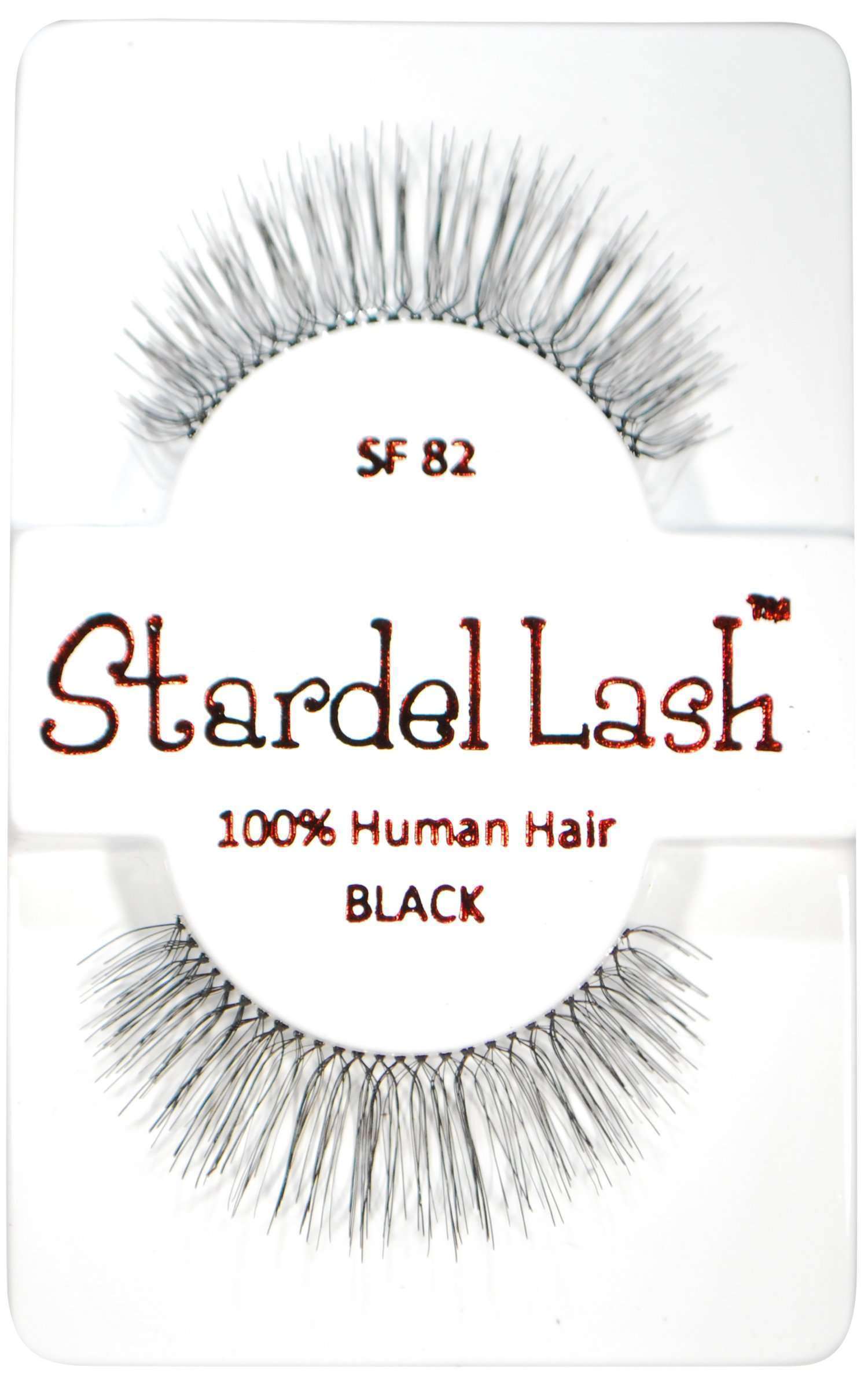 Stardel Lash 100% Human Hair Lashes - SF 82 Black - Beautiful Black Hair