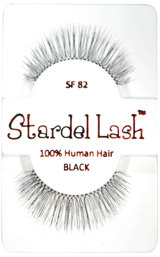 Stardel Lash 100% Human Hair Lashes - SF 82 Black - Beautiful Black Hair
