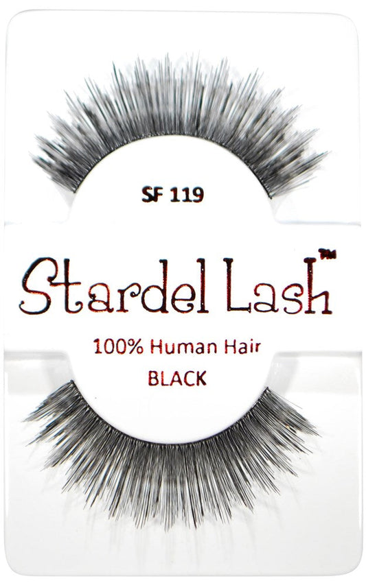 Stardel Lash 100% Human Hair Lashes - SF 119 Black