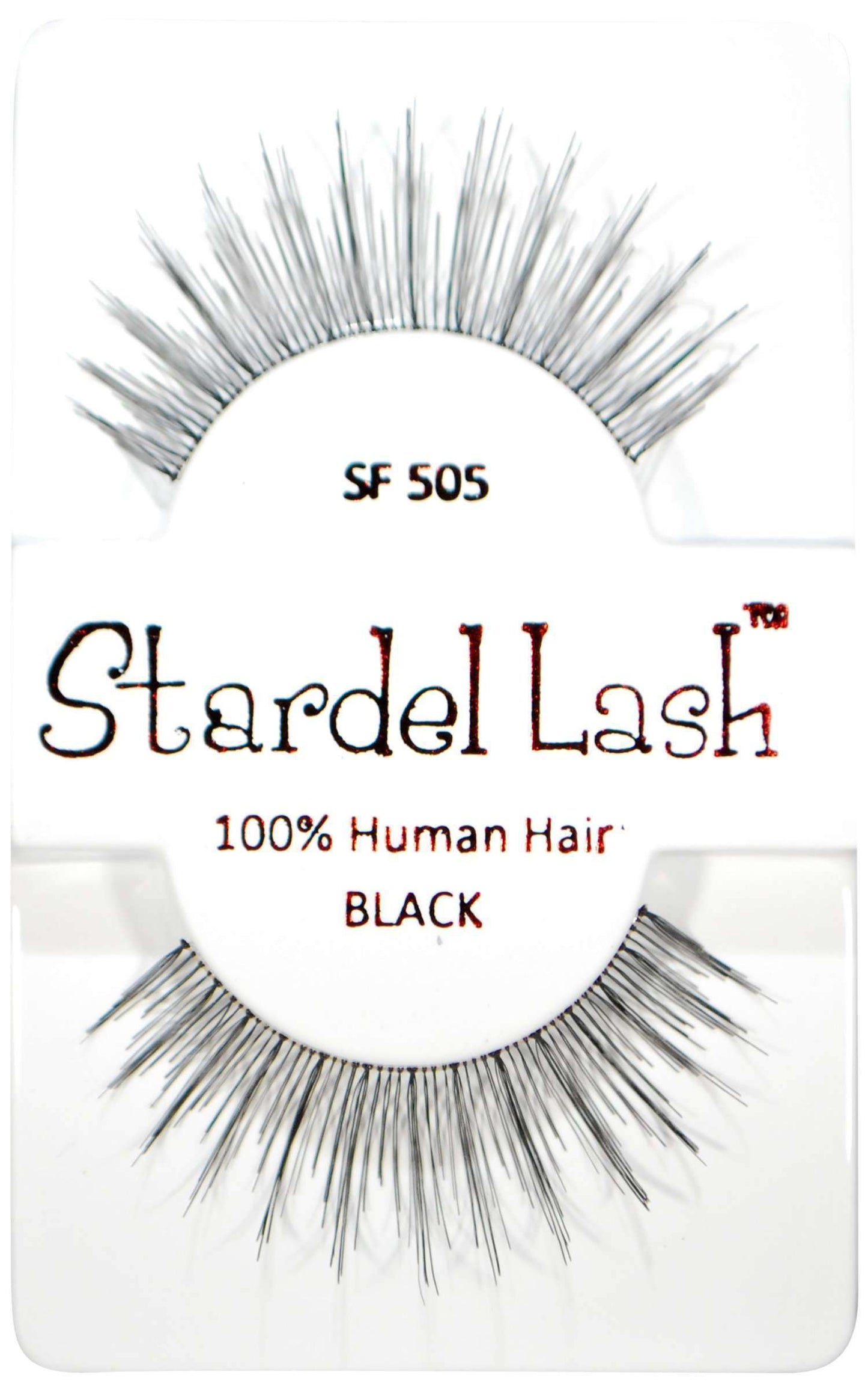 Stardel Lash 100% Human Hair Lashes - SF 505 Black - Beautiful Black Hair