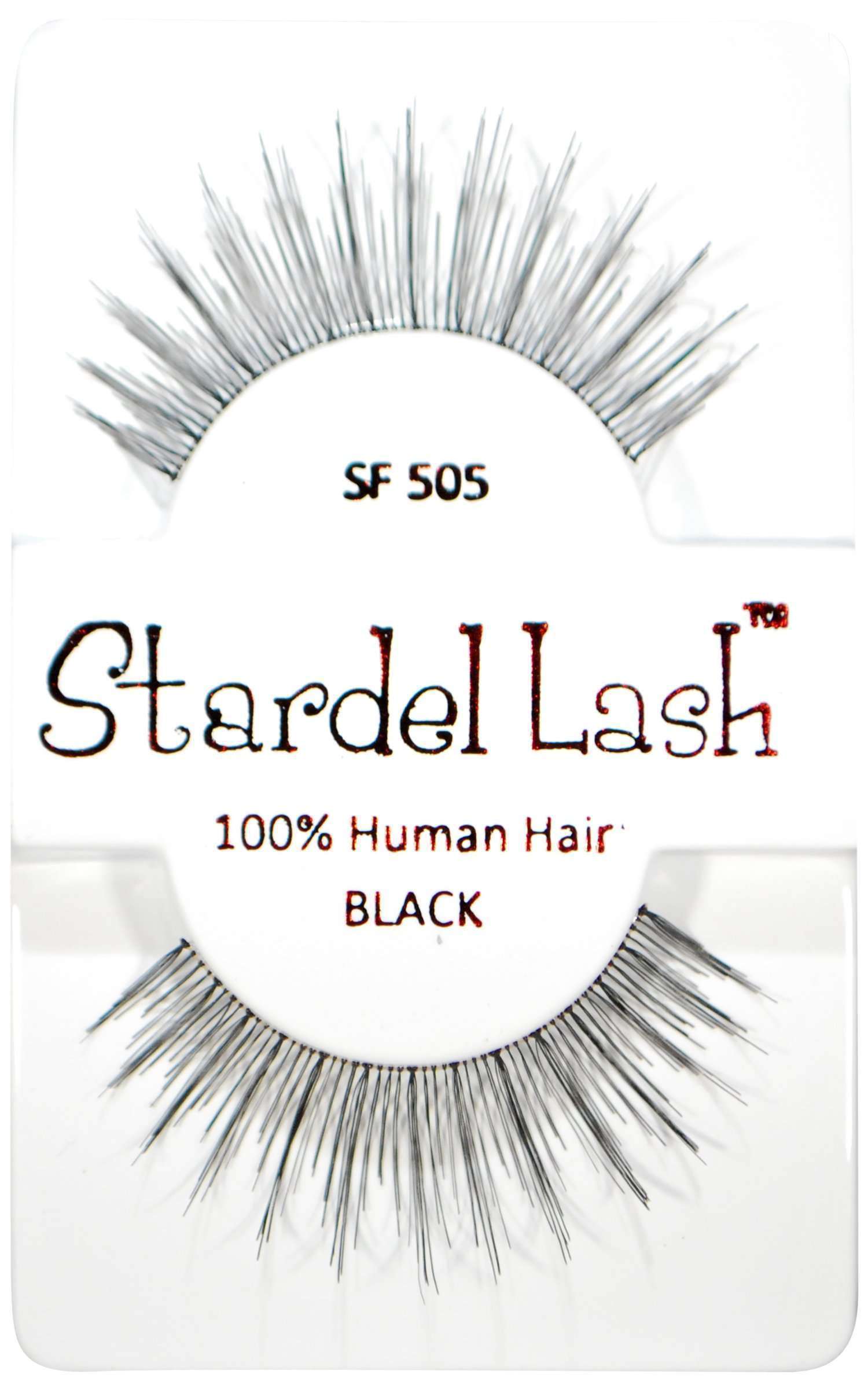 Stardel Lash 100% Human Hair Lashes - SF 505 Black - Beautiful Black Hair