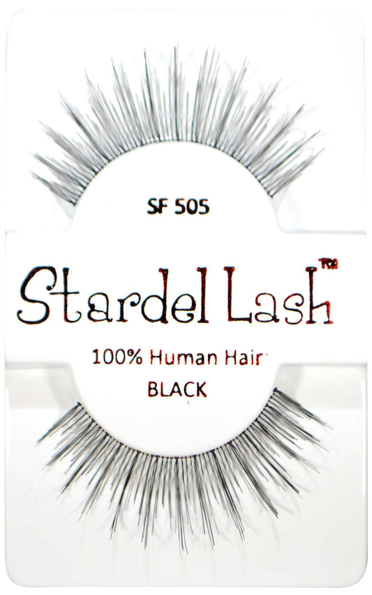 Stardel Lash 100% Human Hair Lashes - SF 505 Black - Beautiful Black Hair