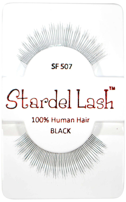 Stardel Lash 100% Human Hair Lashes - SF 507 Black - Beautiful Black Hair