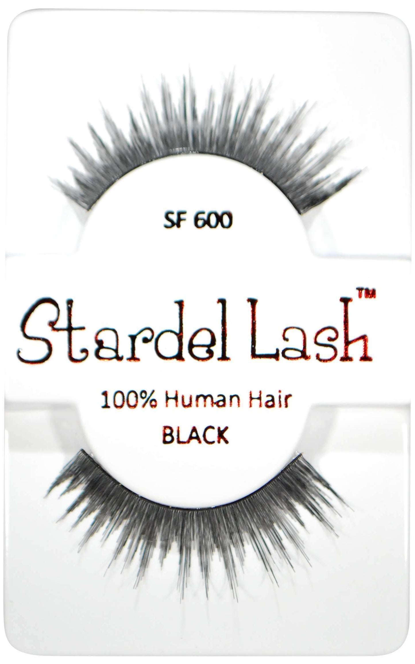 Stardel Lash 100% Human Hair Lashes - SF 600 Black - Beautiful Black Hair