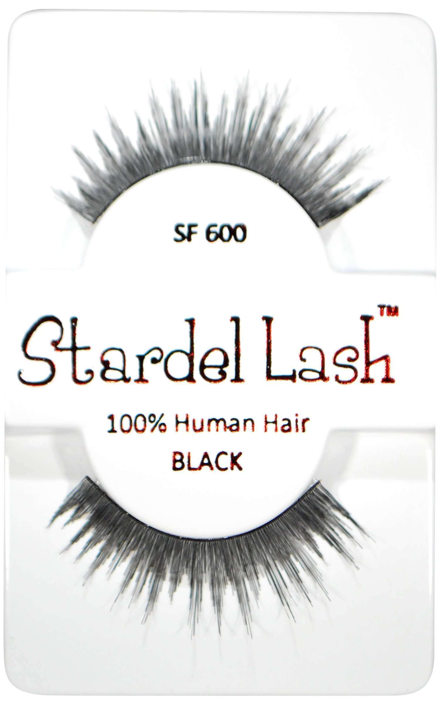 Stardel Lash 100% Human Hair Lashes - SF 600 Black - Beautiful Black Hair
