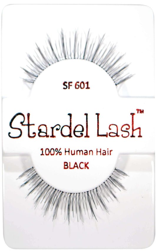 Stardel Lash 100% Human Hair Lashes - SF 601 Black - Beautiful Black Hair