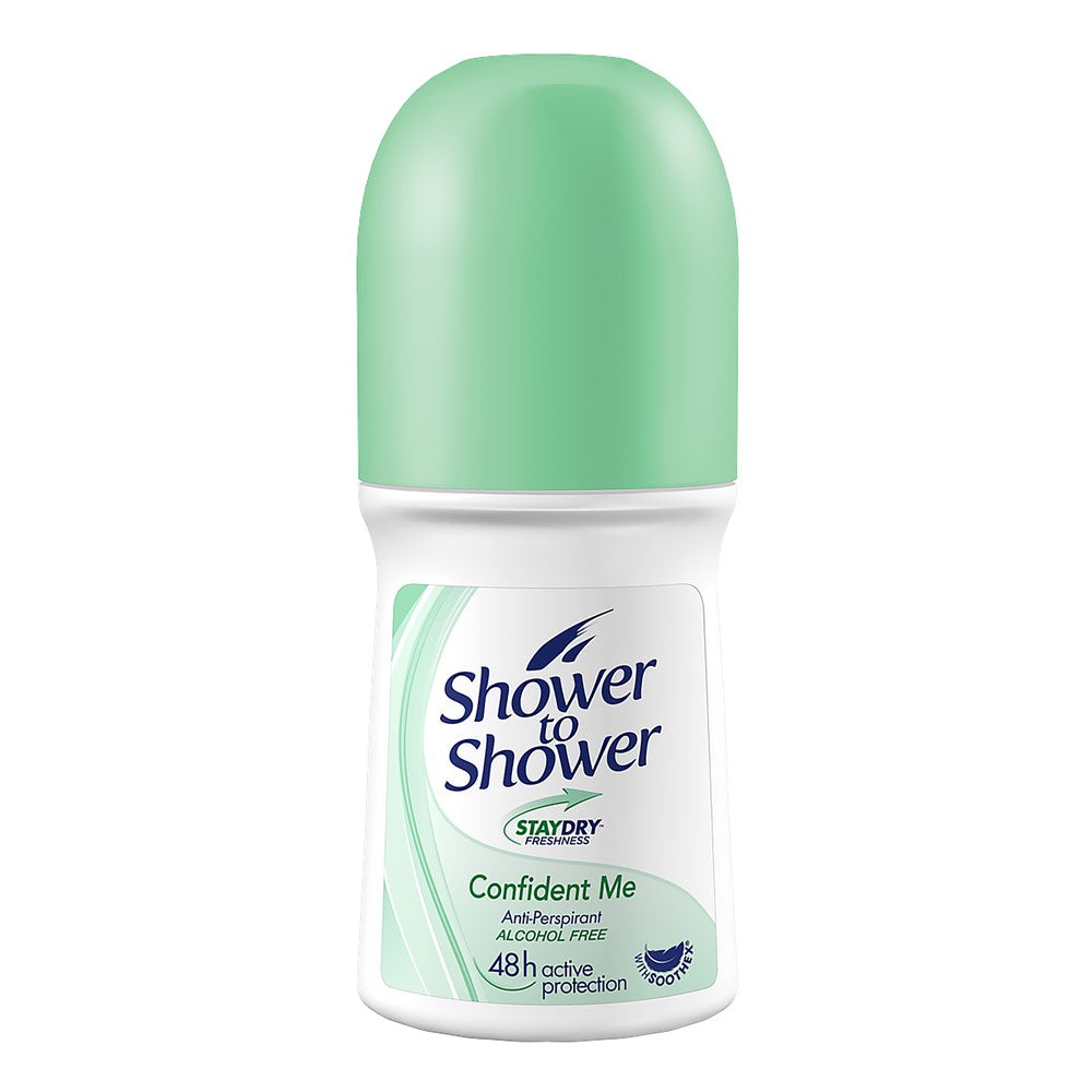 Shower To Shower Women's Roll On Deodorant - Confident Me