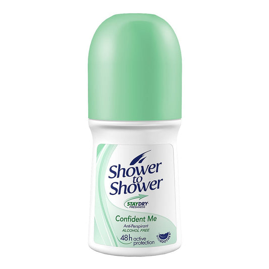 Shower To Shower Women's Roll On Deodorant - Confident Me
