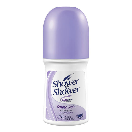 Shower To Shower Women's Roll On Deodorant - Spring Rain