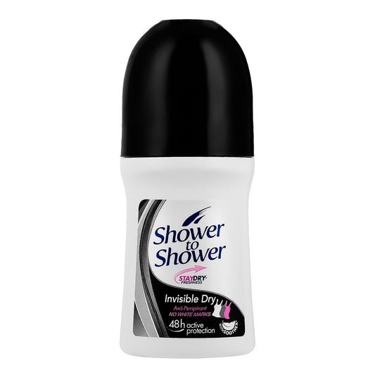 Shower To Shower Women's Roll On Deodorant - Invisible Dry