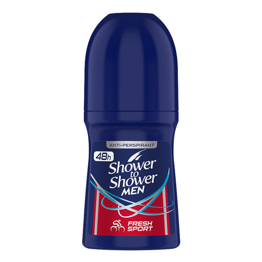 Shower To Shower Men's Roll On Deodorant - Fresh Sport