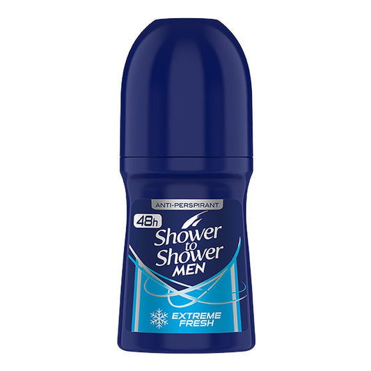 Shower To Shower Men's Roll On Deodorant - Extreme Fresh