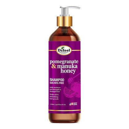 Difeel Pomegranate & Manuka Honey Sulfate Free Shampoo 33.8oz