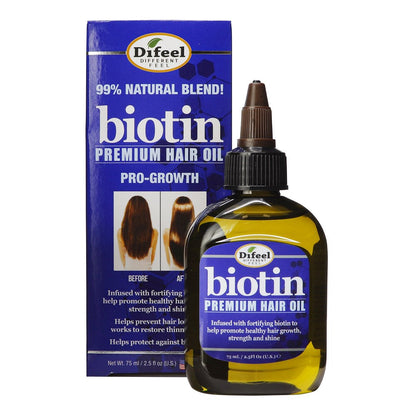 Difeel Biotin Pro-Growth Premium Hair Oil 2.5oz