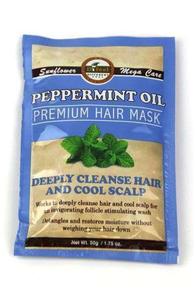 Sunflower Difeel Premium Hair Mask - Peppermint - Beautiful Black Hair