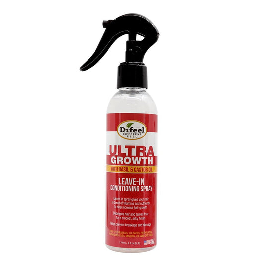 Difeel Ultra Growth Basil & Castor Oil Hair Growth Leave In Conditioning Spray