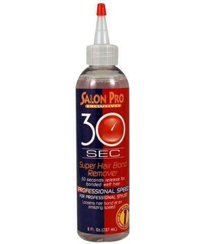 Salon Pro 30 Sec Super Hair Bond Remover Oil w/ Olive Oil 8oz - Beautiful Black Hair