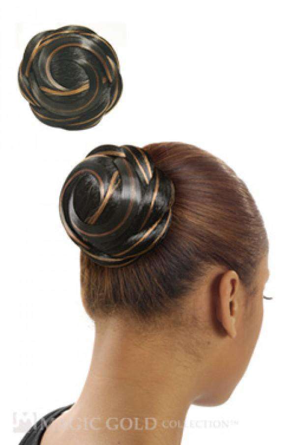 Magic Gold Drawstring Bun Sapphire - Beautiful Black Hair