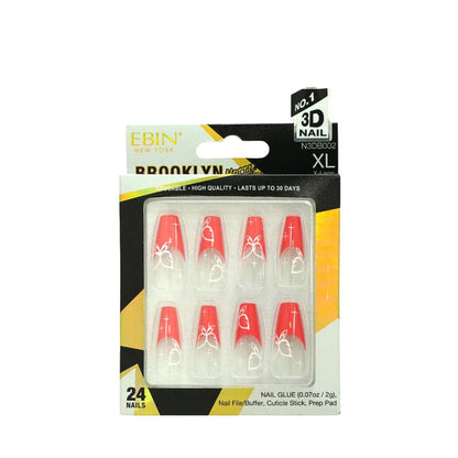 EBIN Press-On Nails Brooklyn Hottie XL #N3DB002
