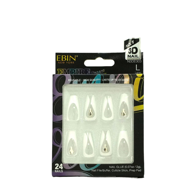 EBIN Press-On Nails Empire Dreams #N3DE003 Long