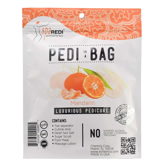 Spa Redi Pedi In A Bag Pedicure Kit - Mandarin