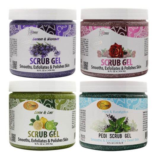 Spa Redi Pedi Scrub Gels