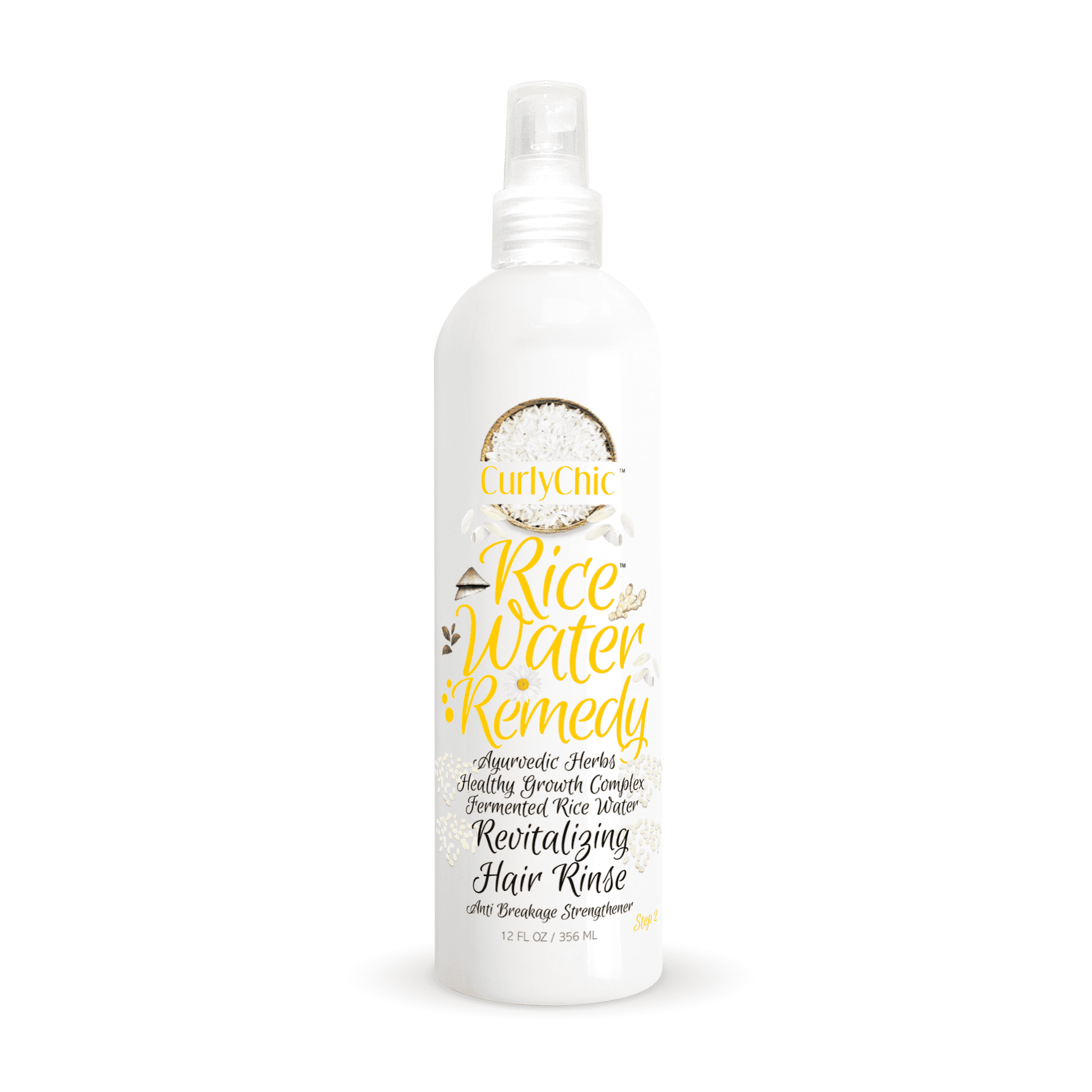 Curly Chic Rice Water Remedy Revitalizing Rinse - Beautiful Black Hair