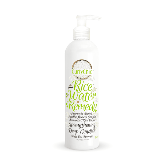 Curly Chic Rice Water Remedy Strengthening Deep Condish - Beautiful Black Hair