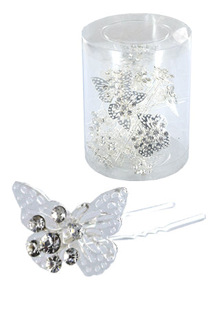 Magic Gold Fashion Hair Pins #6743 Silver