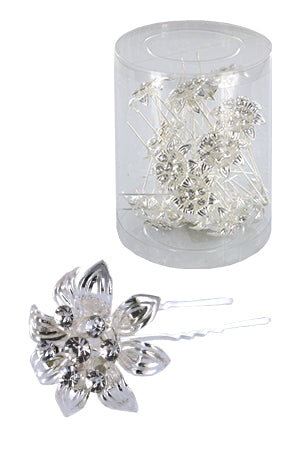 Magic Gold Fashion Hair Pins #6745 Silver