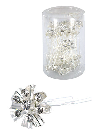 Magic Gold Fashion Hair Pins #6747 Silver
