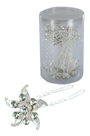 Magic Gold Fashion Hair Pins #6749 Silver