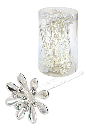 Magic Gold Fashion Hair Pins #6751 Silver