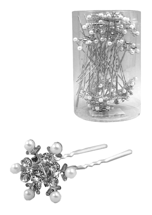 Magic Gold Fashion Hair Pins #7661 Silver